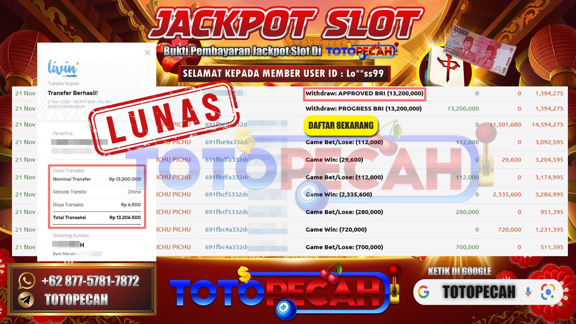 5GAME Rp 13 JT 21 11 25