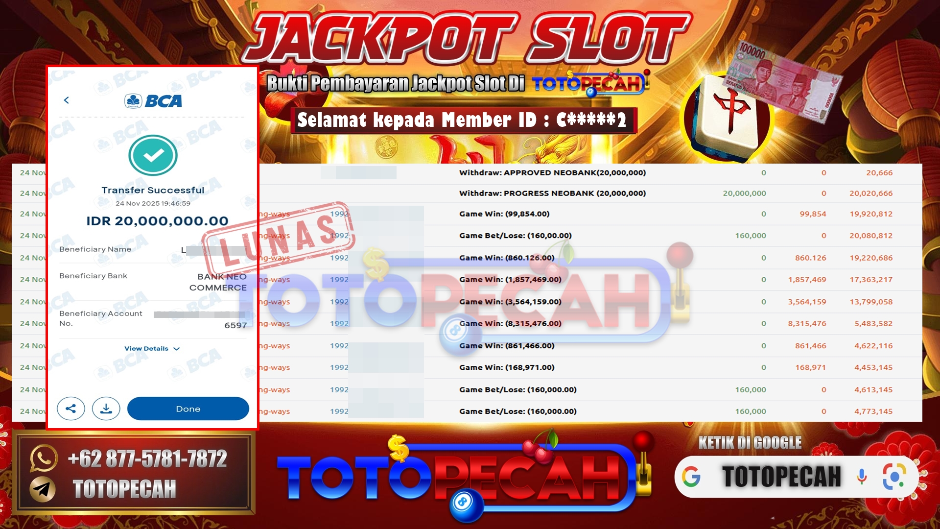 BUKTI WD TOTOPECAH 20JT 24 11 25