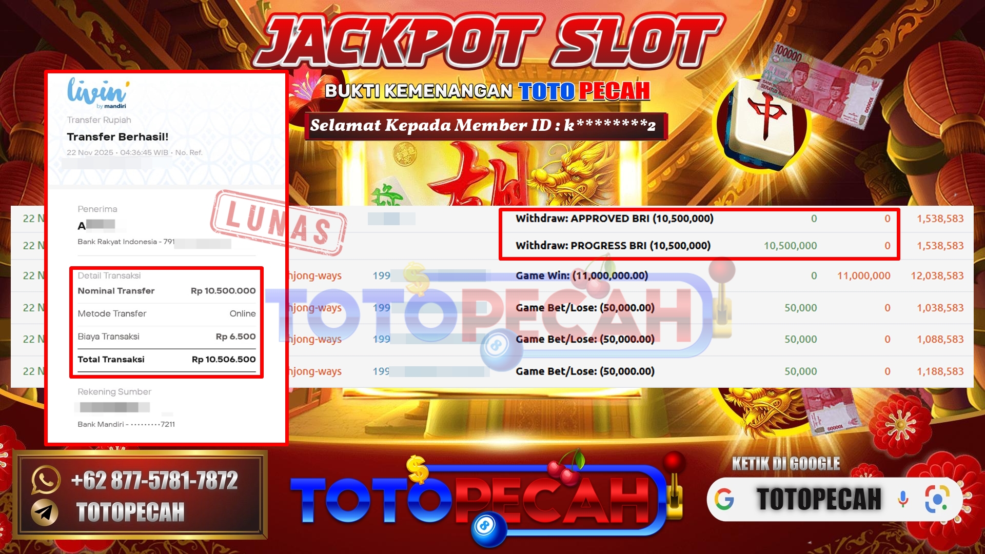 pg soft rp. 10.5jt 221125