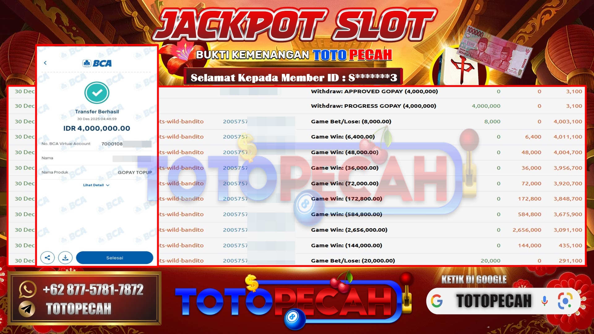 BUKTI WD TOTOPECAH 30 12 2025