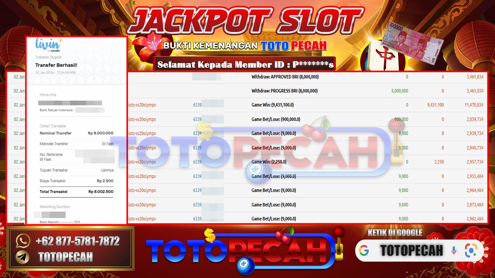 BUKTI WD TOTOPECAH 02 01 2026