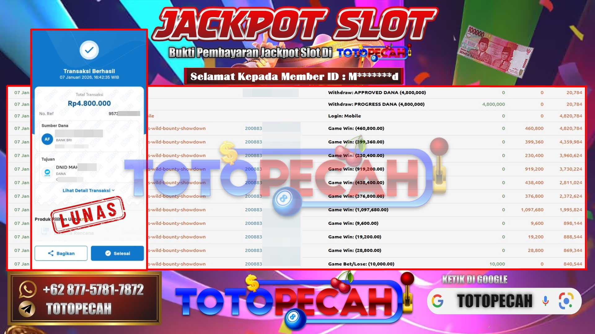 BUKTI WD TOTOPECAH 07 01 2026