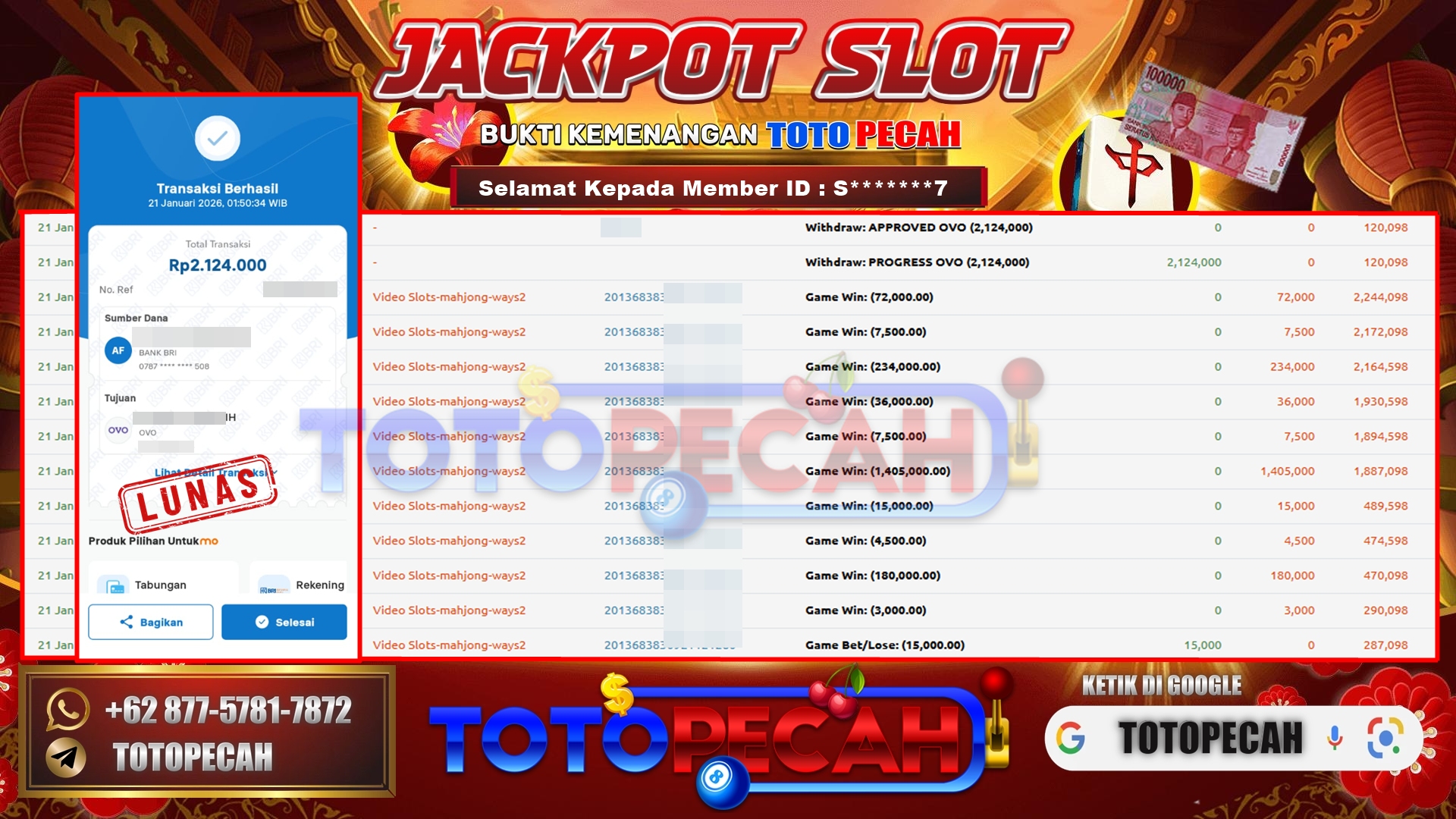 BUKTI WD TOTOPECAH 21 01 2026