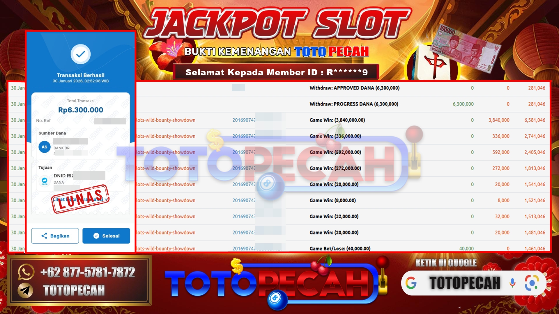 BUKTI WD TOTOPECAH 30 01 2026