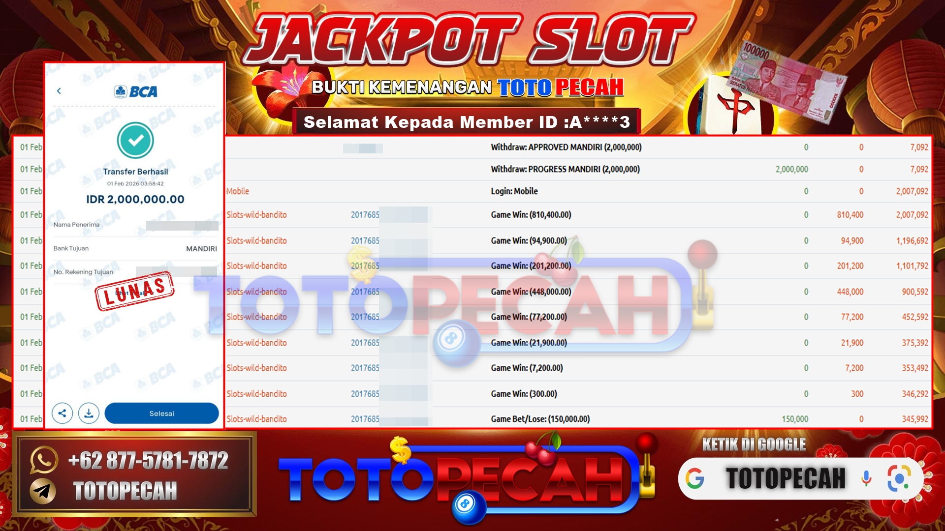 BUKTI WD TOTOPECAH 01 02 2026