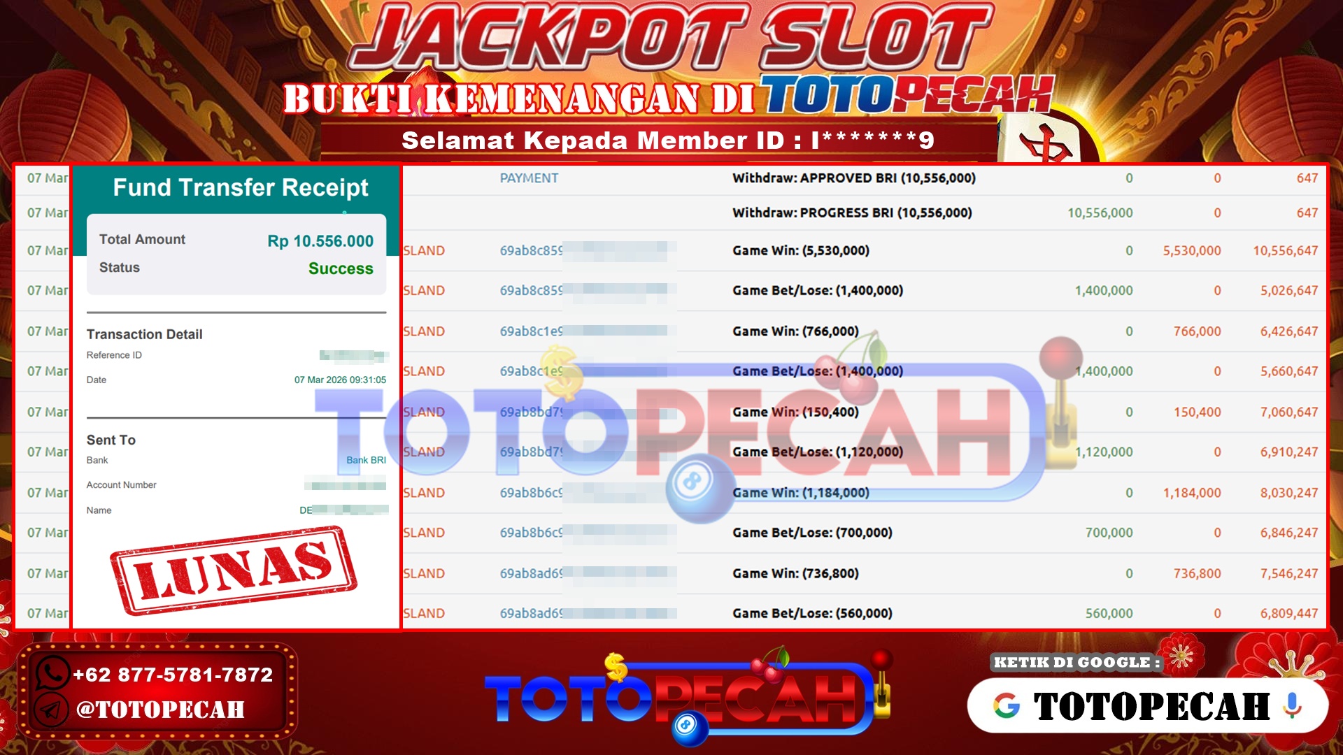 BUKTI WD TOTOPECAH 07 03 2026