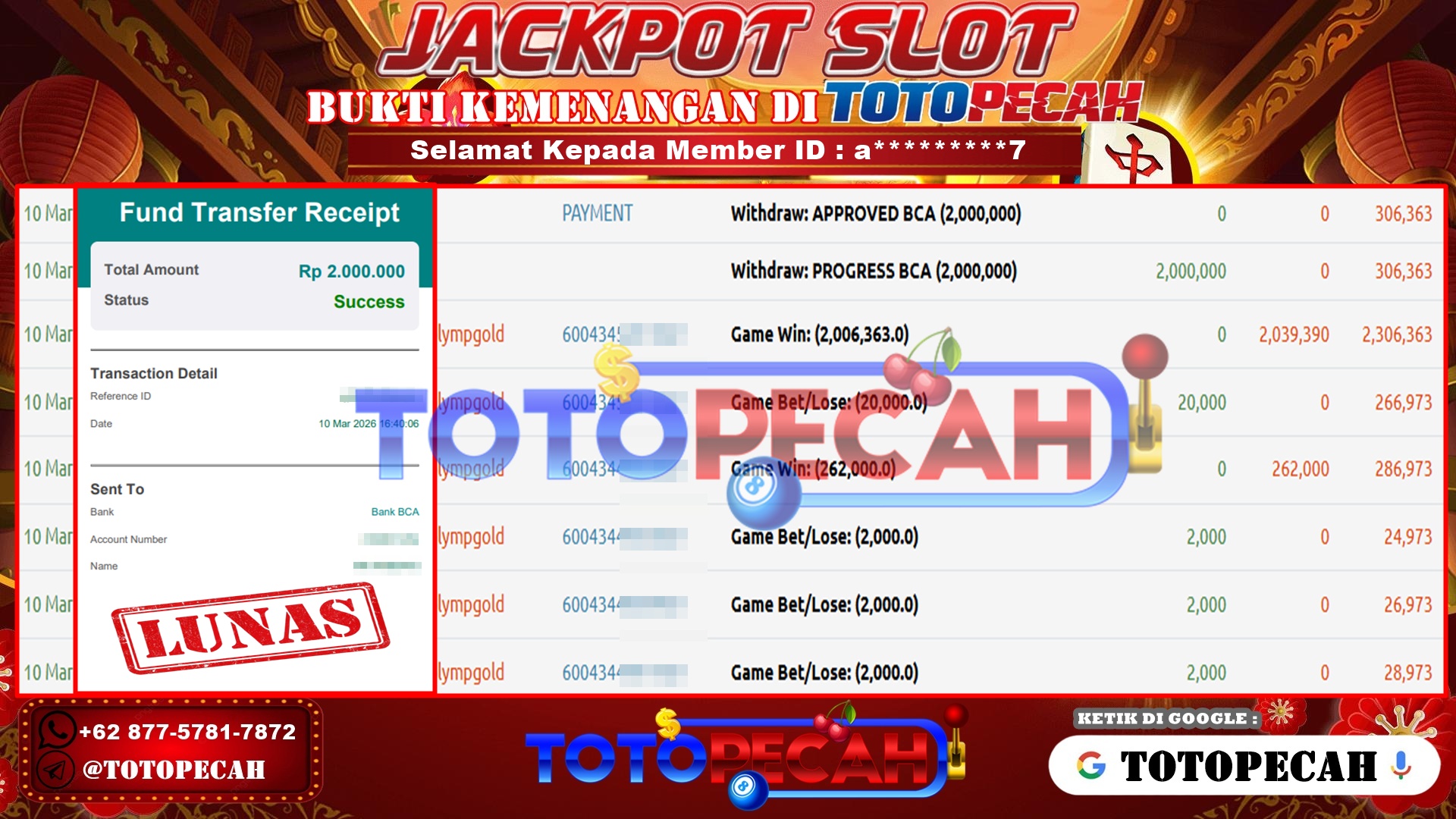 BUKTI WD TOTOPECAH 10 03 2026