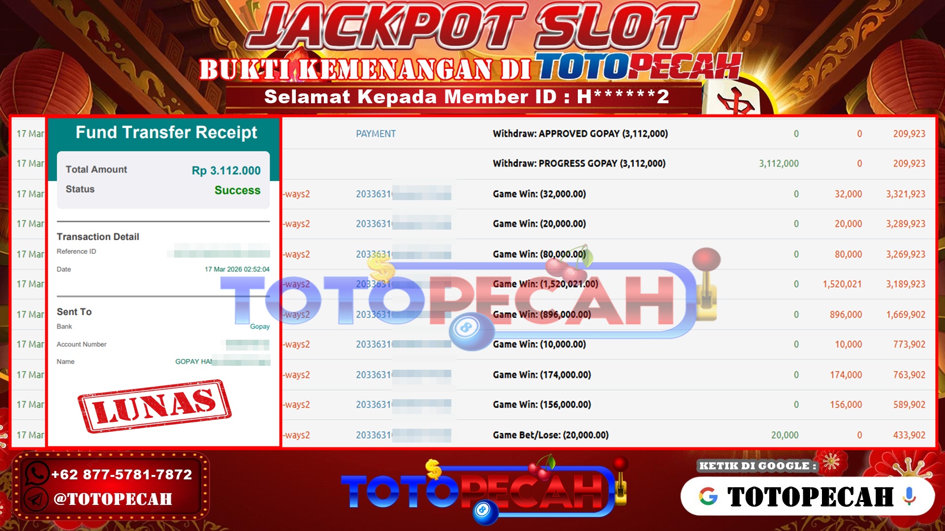 BUKTI WD TOTOPECAH 17 03 2026