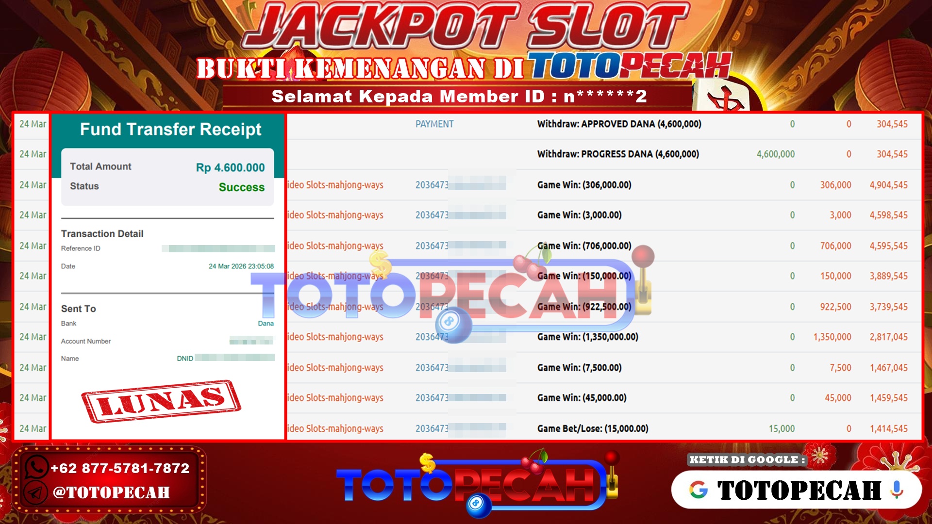 BUKTI WD TOTOPECAH 24 03 2026