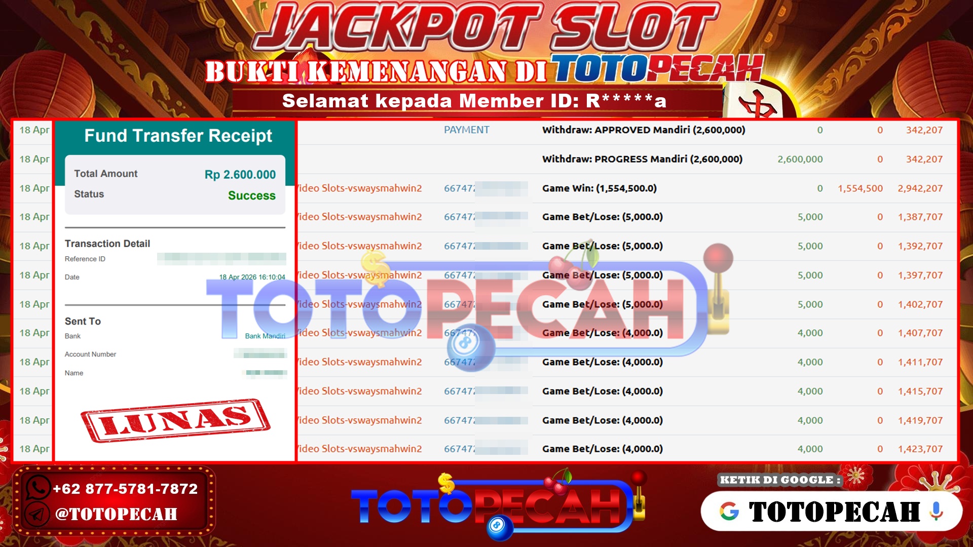 BUKTI WD TOTOPECAH 18 04 2026