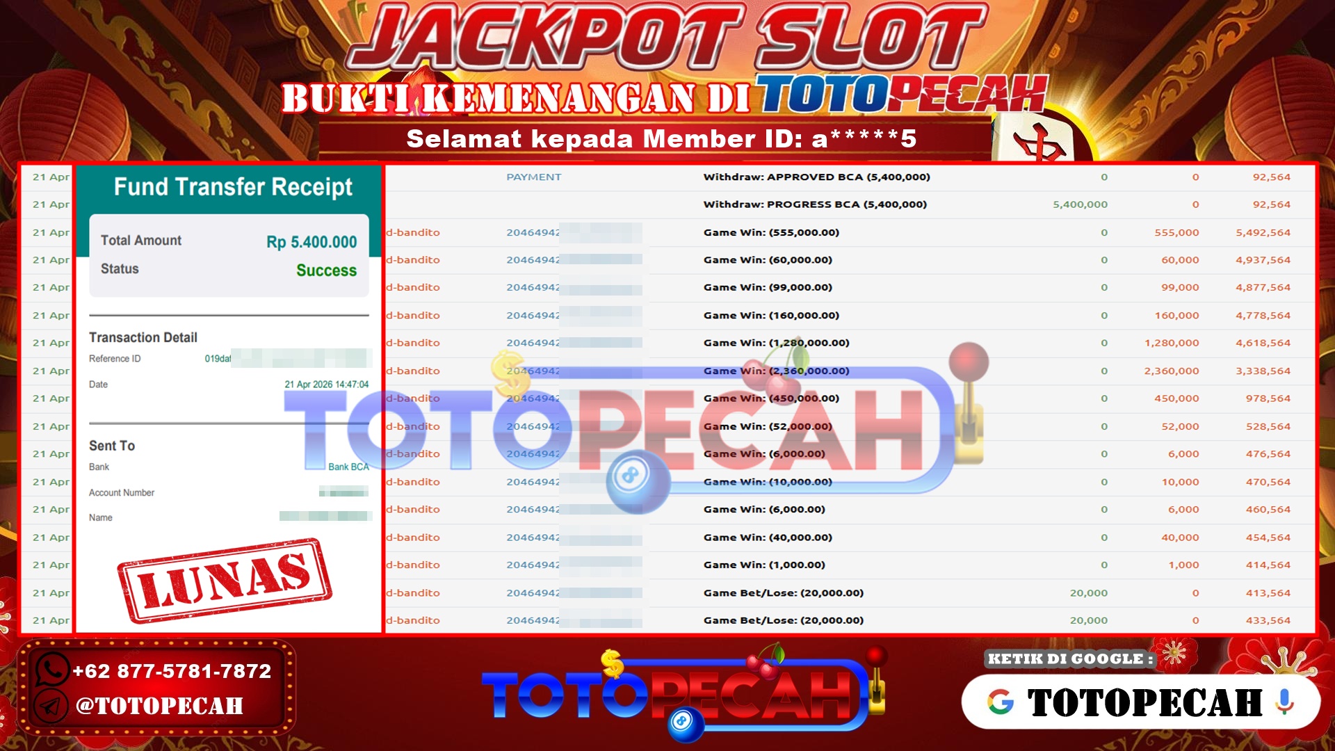 BUKTI WD TOTOPECAH 21 04 2026