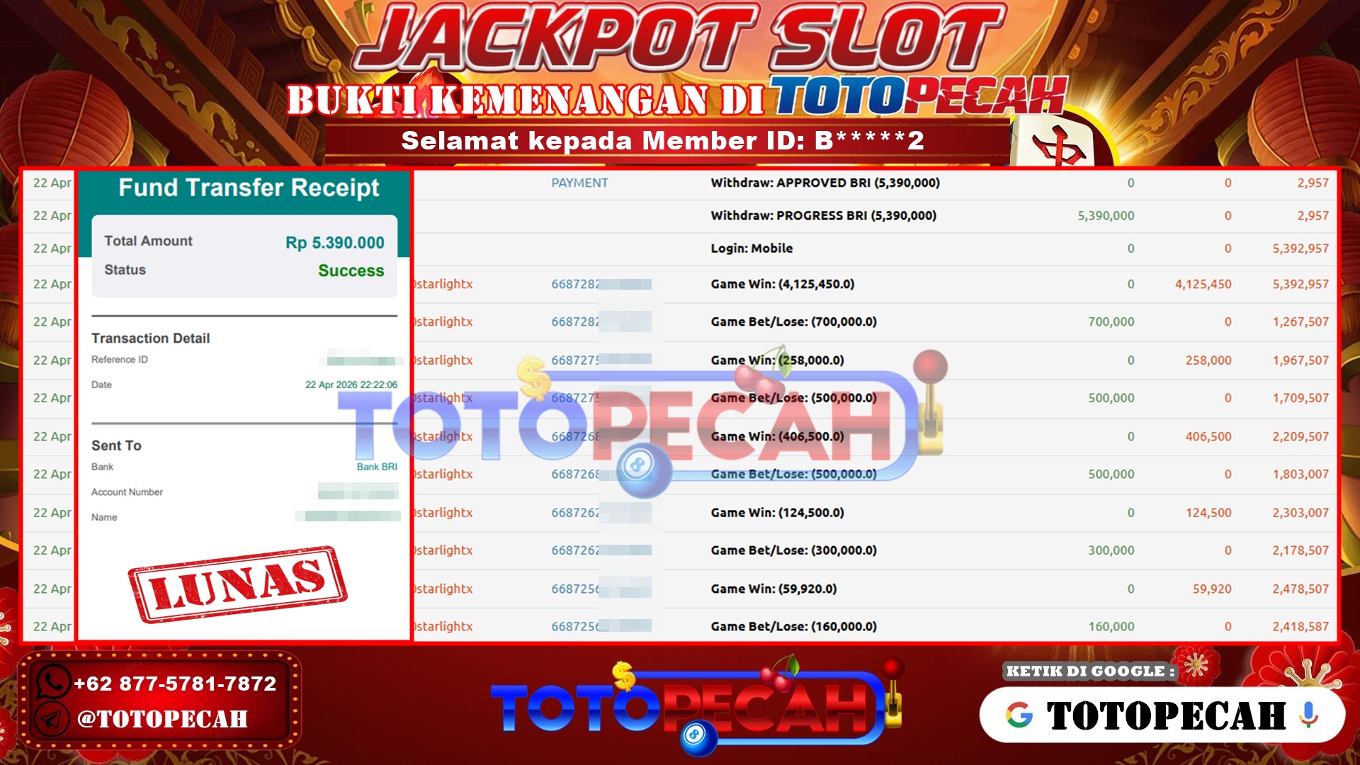 BUKTI WD TOTOPECAH 22 04 2026
