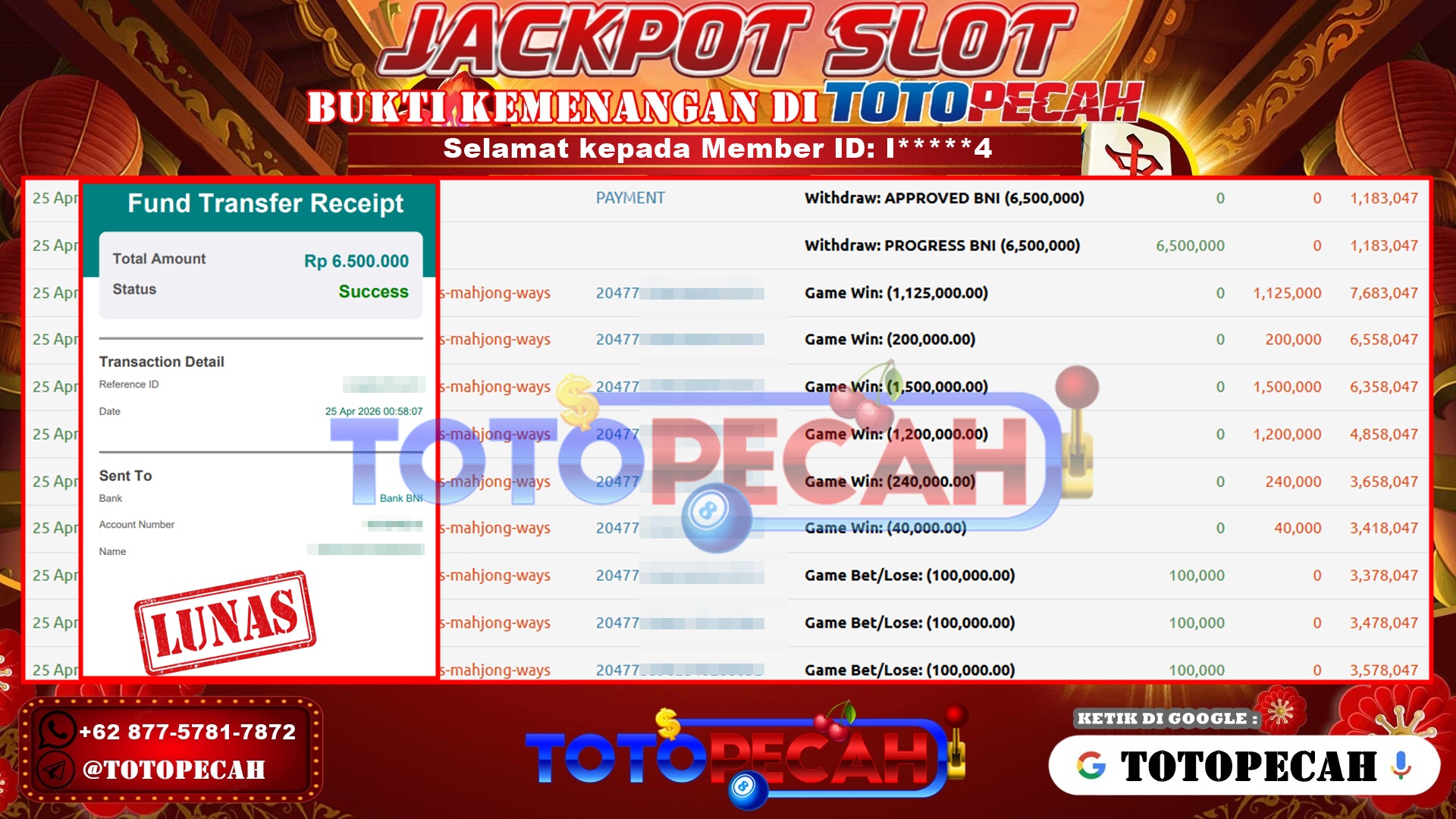 BUKTI WD TOTOPECAH 25 04 2026