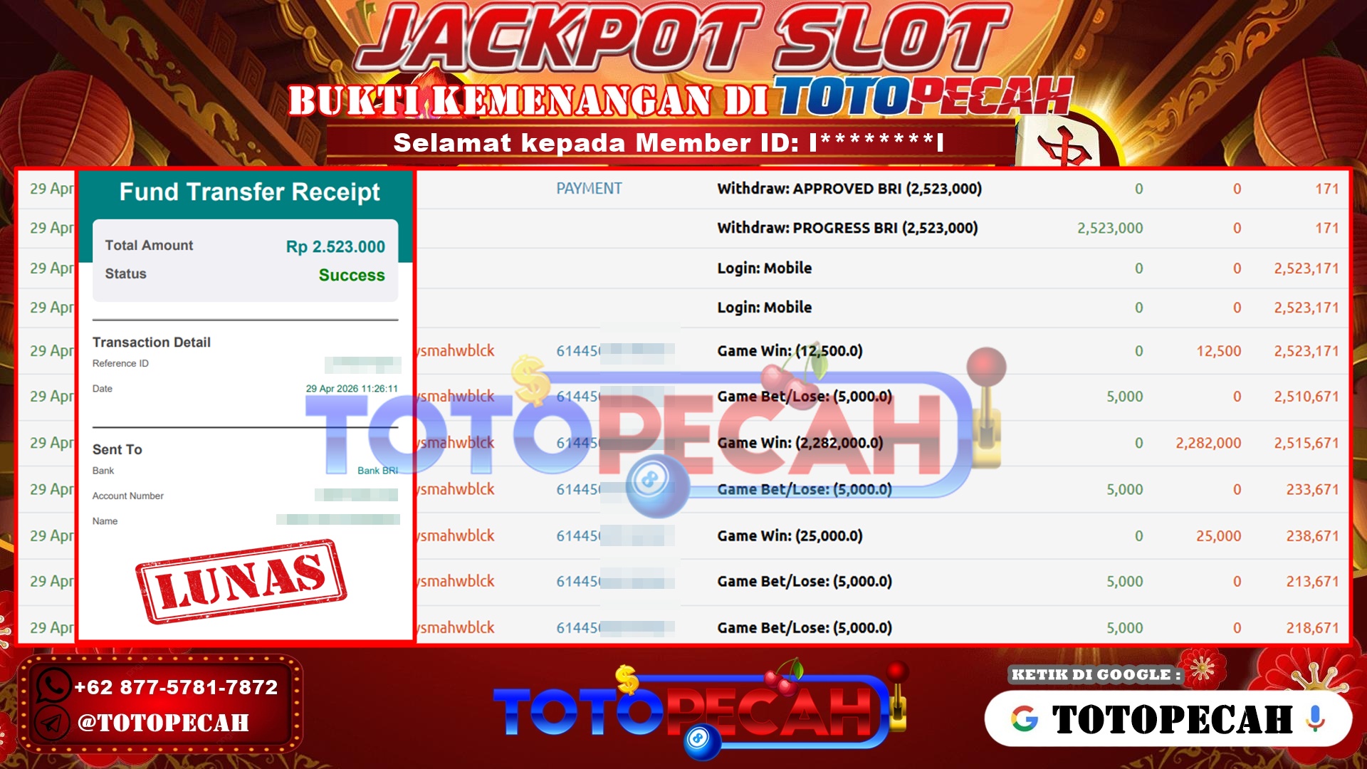 BUKTI WD TOTOPECAH 29 04 2026