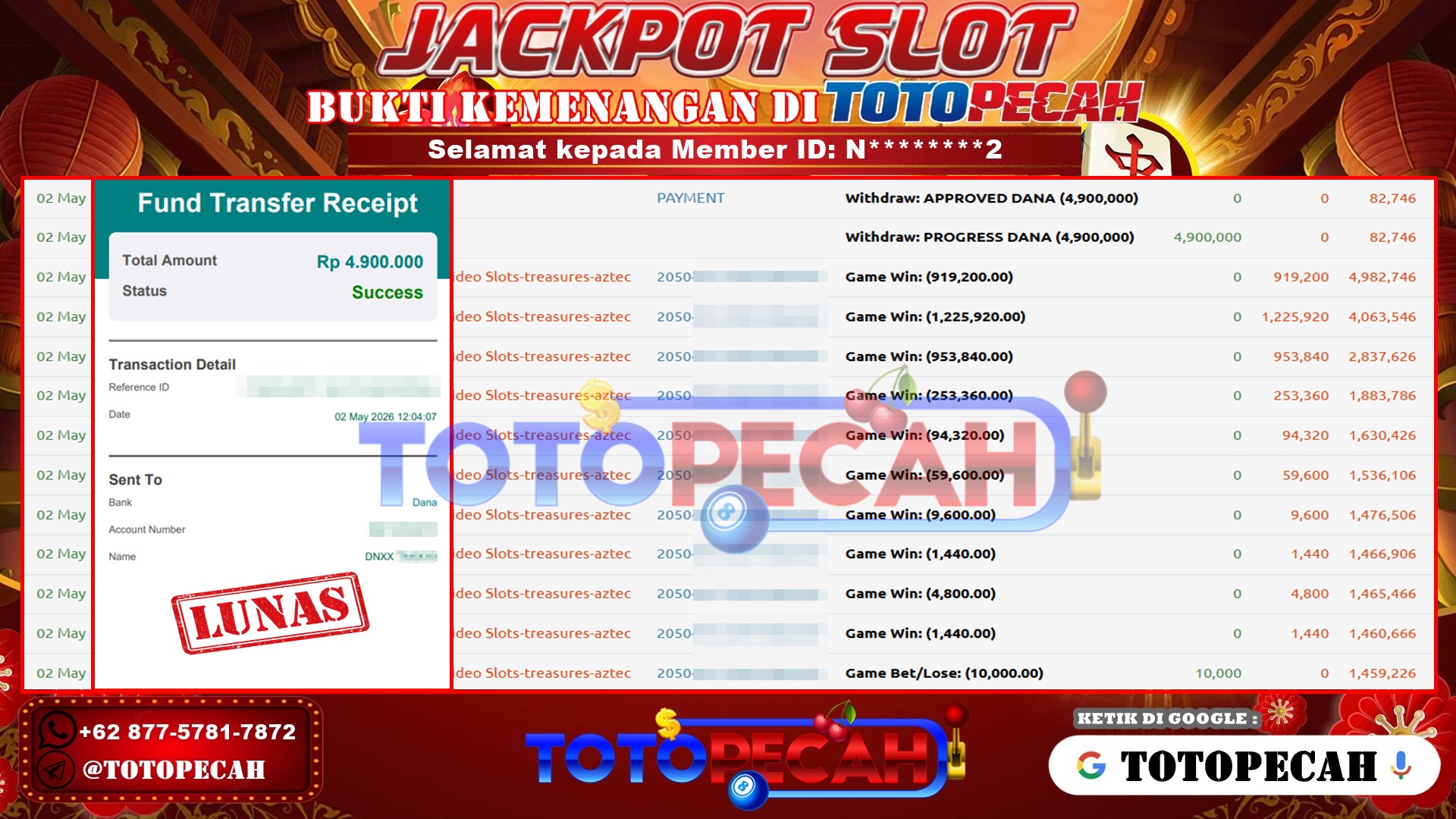 BUKTI WD TOTOPECAH 02 05 2026