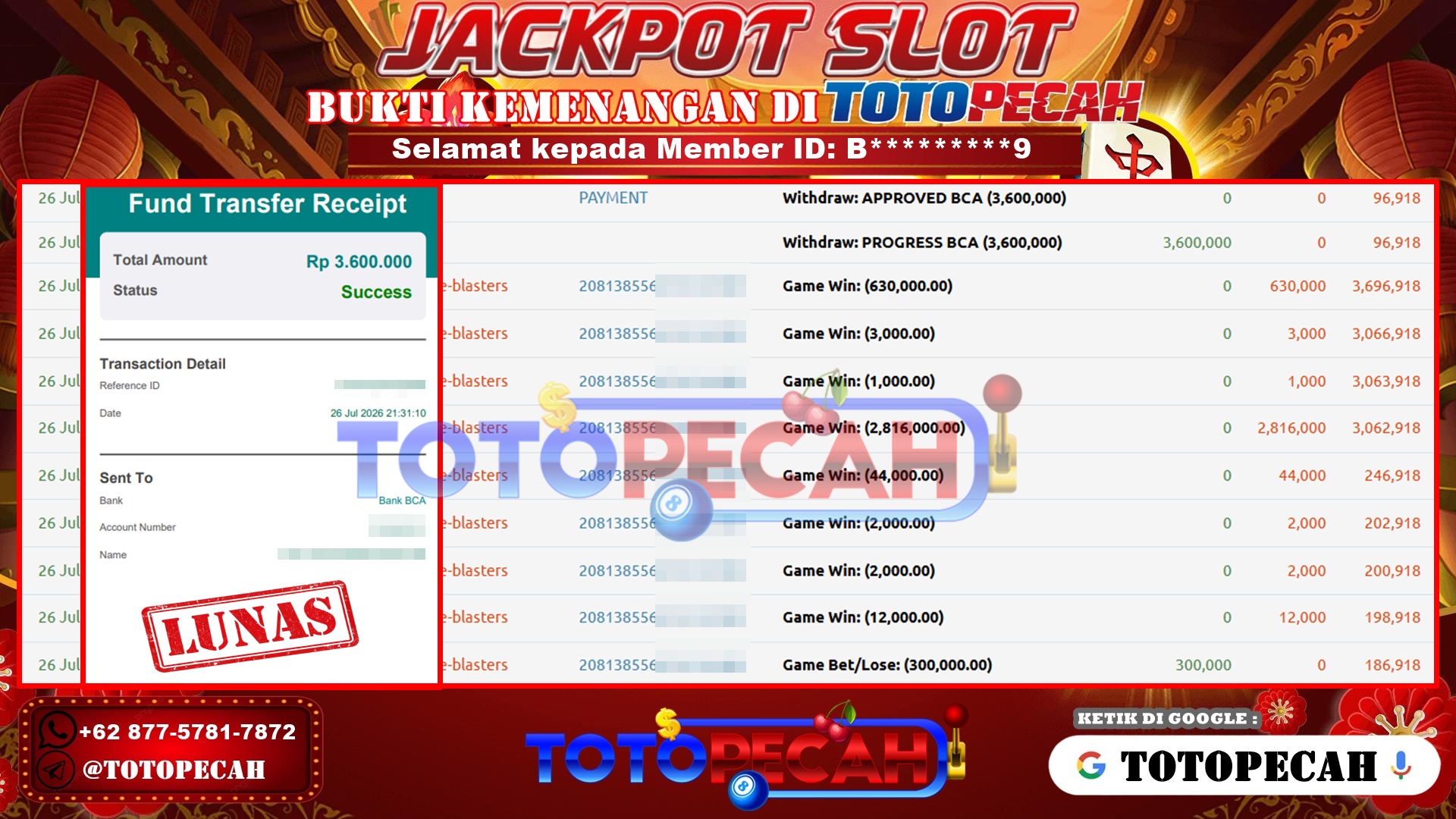 BUKTI WD TOTOPECAH 26 07 2026