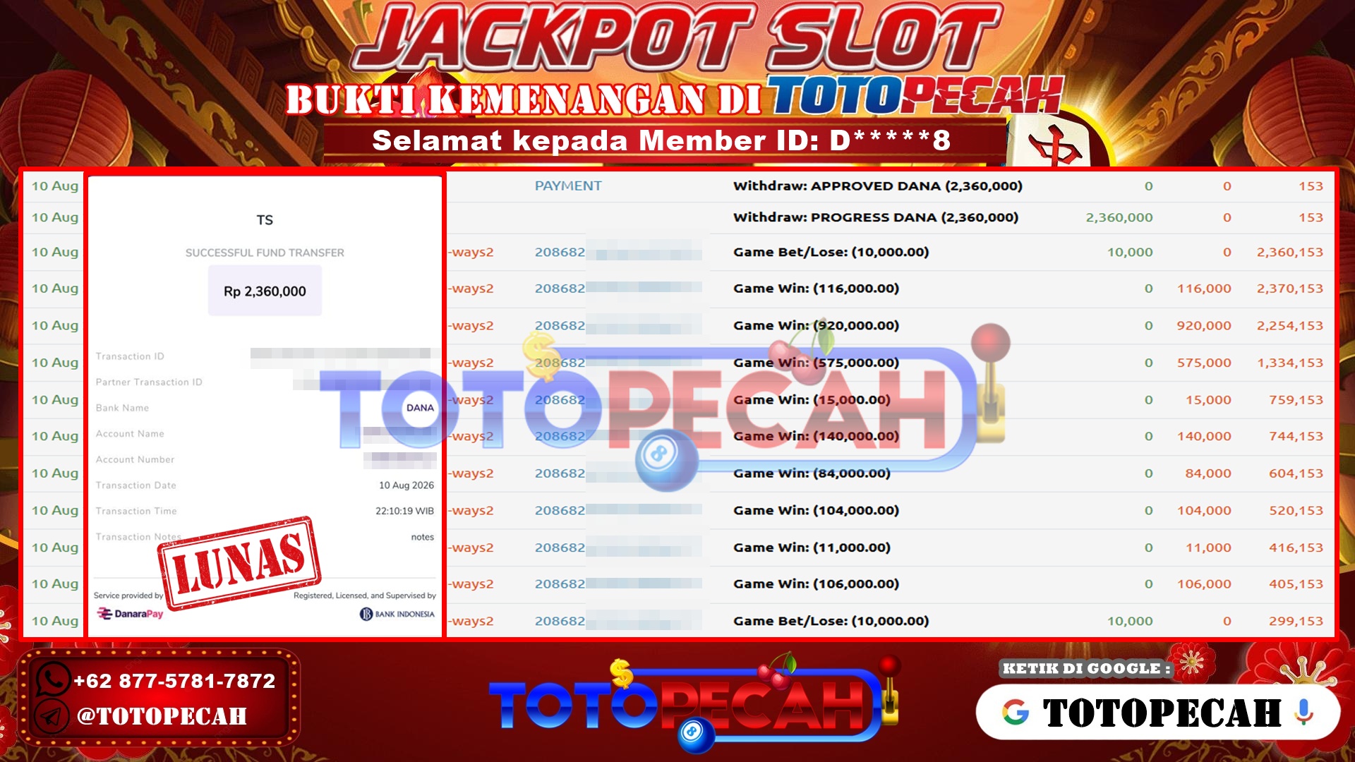 BUKTI WD TOTOPECAH 10 08 2026