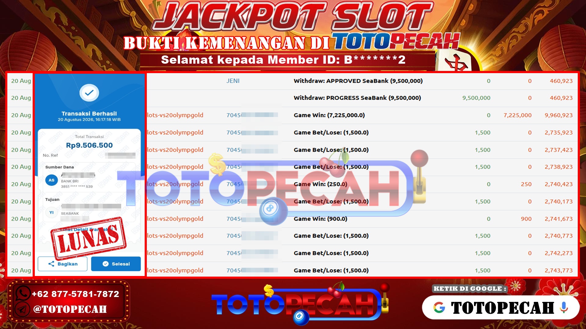 BUKTI WD TOTOPECAH 20 08 2026