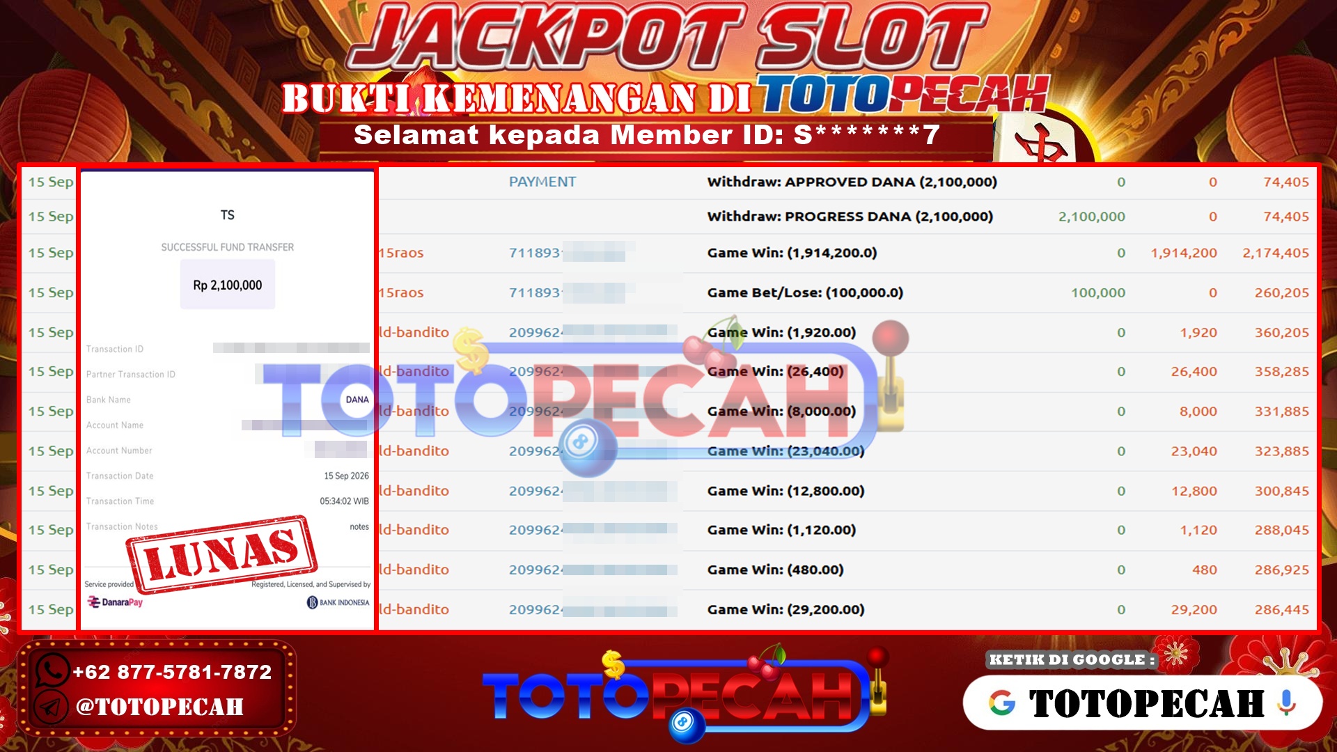 BUKTI WD TOTOPECAH 15 09 2026